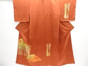 ❗処分価格❗訪問着 縮緬 グラデーション GWセール】 ○【お仕立て上がり・中古美品】 正絹手加工友禅訪問着